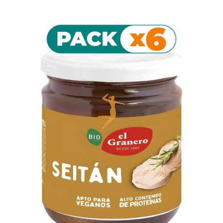 Pack 6x SEITÁN EN CONSERVA BIO 385G GRANERO