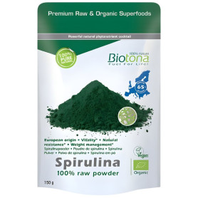 ESPIRULINA EUROPEA EN POLVO 150G BIOTONA