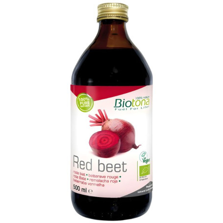 JUGO DE REMOLACHA ROJA CONCENTRADO 500ML BIOTONA