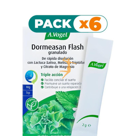 Pack 6x DORMEASAN FLASH 14 STICKS A. VOGEL (BIOFORCE)