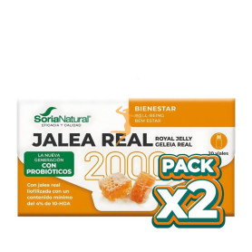 Pack 2x JALEA REAL 2000 CON PROBIÓTICOS 20 VIALES SORIA NATURAL