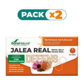 Pack 2x JALEA REAL DEFENS CON PROBIÓTICOS 20 VIALES SORIA NATURAL