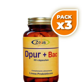 Pack 3x DPUR+BAC 30 CÁPSULAS ZEUS
