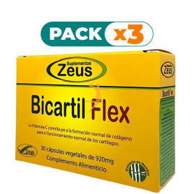 Pack 3x BICARTIL FLEX 30 CAPSULAS ZEUS