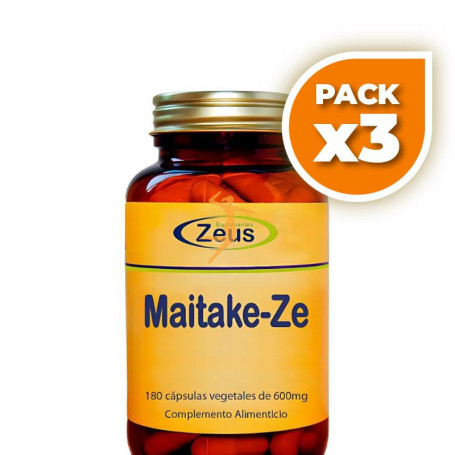 Pack 3x HONGO MAITAKE-ZE 180 CÁPSULAS VEGETALES ZEUS