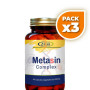 Pack 3x METASIN COMPLEX 60 CÁPSULAS VEGETALES ZEUS