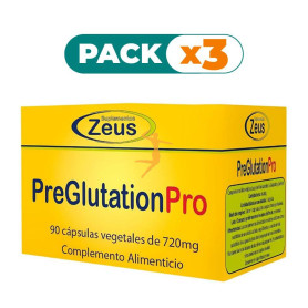 Pack 3x PREGLUTATION-PRO 90 CÁPSULAS VEGETALES ZEUS