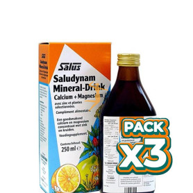 Pack 3x SALUDYNAM JARABE 250Ml. SALUS