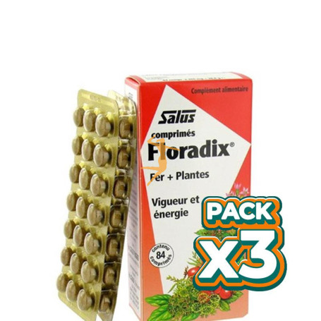 Pack 3x FLORADIX COMPRIMIDOS 84Ud. SALUS