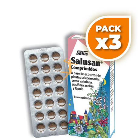Pack 3x SALUSAN 84 COMPRIMIDOS SALUS