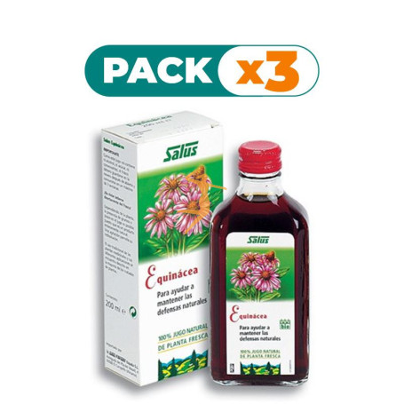 Pack 3x EQUINACEA JUGO DE PLANTA FRESCA 200Ml. SALUS