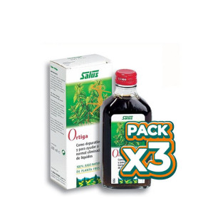 Pack 3x ORTIGA JUGO DE PLANTA FRESCA 200Ml. SALUS