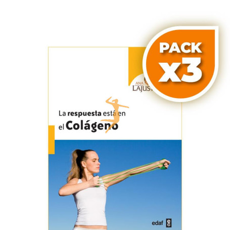 Pack 3x LIBRO LA RESPUESTA ESTA EN EL COLAGENO