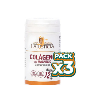 Pack 3x COLÁGENO CON MAGNESIO 75 COMPRIMIDOS ANA MARIA LAJUSTICIA