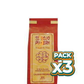 Pack 3x TÉ ROJO PU ERH 100Gr. AVITALE