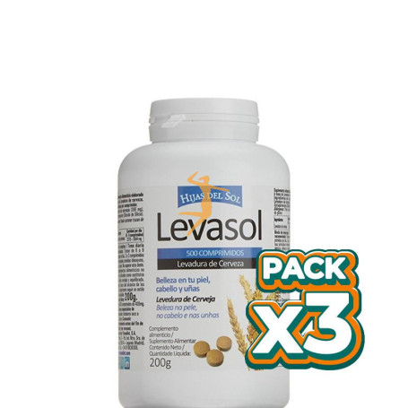 Pack 3x LEVASOL 500 COMPRIMIDOS HIJAS DEL SOL