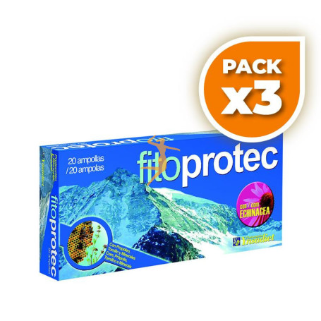 Pack 3x FITOPROTEC CON ECHINACEA 20 AMPOLLAS YNSADIET