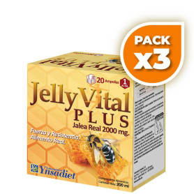 Pack 3x JELLY VITAL PLUS 2Gr. 20 AMPOLLAS YNSADIET