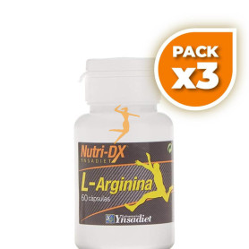 Pack 3x NUTRI DX L-ARGININA 60 CÁPSULAS YNSADIET