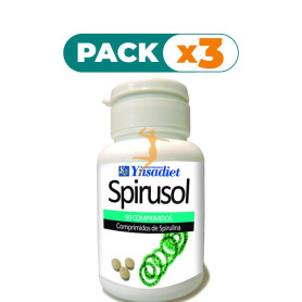 Pack 3x SPIRUSOL 500Mg. 90 COMPRIMIDOS