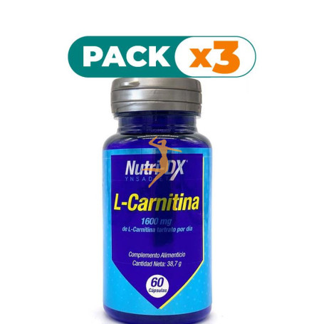 Pack 3x L-CARNITINA ENVASE DE 60 CÁPSULAS YNSADIET