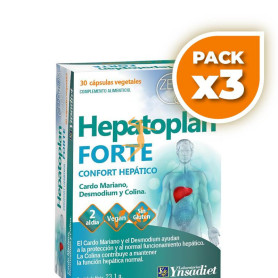 Pack 3x HEPATOPLAN FORTE 30 CAPSULAS VEGETALES YNSADIET