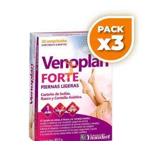 Pack 3x VENOPLAN FORTE 30 COMPRIMIDOS YNSADIET