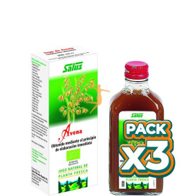 Pack 3x AVENA JUGO DE PLANTA FRESCA 200Ml. SALUS