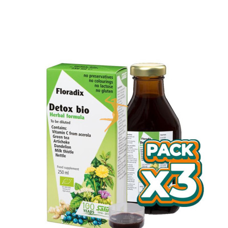 Pack 3x DETOX BIO 250Ml. SALUS