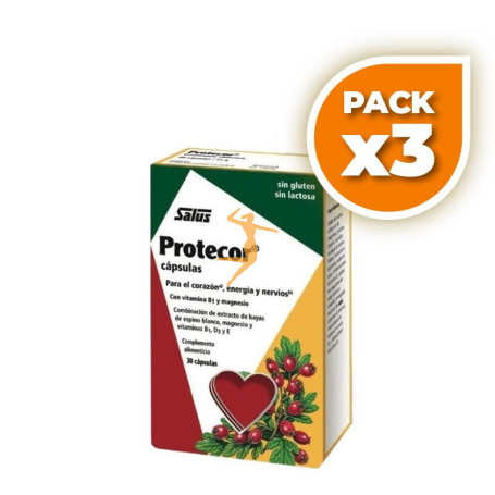 Pack 3x PROTECOR 30 CAPSULAS SALUS