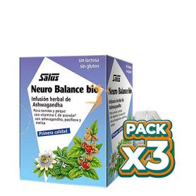 Pack 3x NEURO BALANCE BIO 15 BOLSITAS FILTRO SALUS
