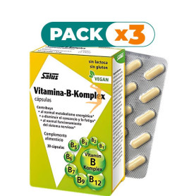 Pack 3x VITAMINA B KOMPLEX 30 CÁPSULAS SALUS