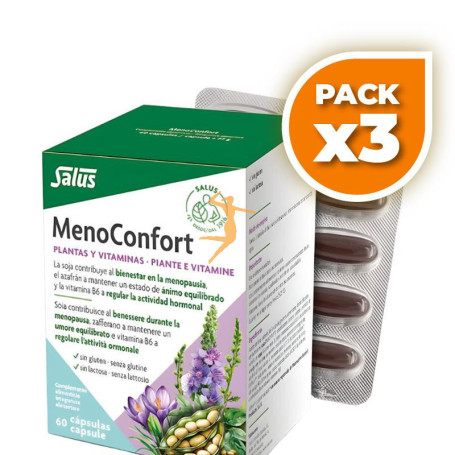 Pack 3x MENOCONFORT 60 CAPSULAS SALUS