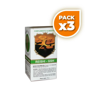 Pack 3x REISHI GSH 725Mg. 120 CÁPSULAS GOLDEN GREEN