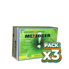 Pack 3x MEMOCER 60 CÁPSULAS GOLDEN GREEN