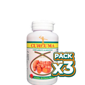 Pack 3x CÚRCUMA 90 CÁPSULAS GOLDEN GREEN