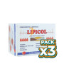 Pack 3x LIPICOL 60 CAPSULAS GOLDEN GREEN