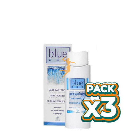 Pack 3x BLUE CAP GEL DE BAÑO 400Ml. CATALYSIS