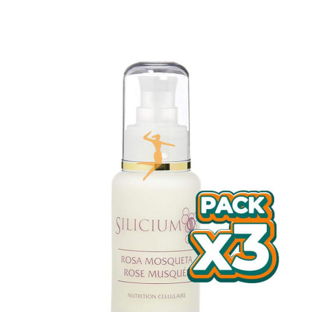 Pack 3x ROSA MOSQUETA 50Ml. SILICIUM