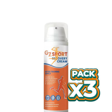 Pack 3x G7 ORGONO SPORT RECOVERY CREAM 200 ML SILICIUM