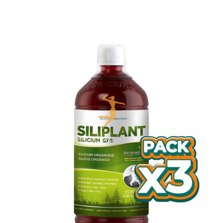Pack 3x G7 SILIPLANT BIO-DINAMIZADO 1L SILICIUM