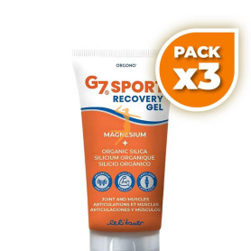Pack 3x G7 SPORT RECOVERY GEL 150ML SILICIUM
