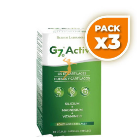 Pack 3x G7 ACTIV+ 60 CÁPSULAS SILICIUM