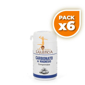 Pack 6x CARBONATO MAGNESIO 75 COMPRIMIDOS ANA M. LAJUSTICIA