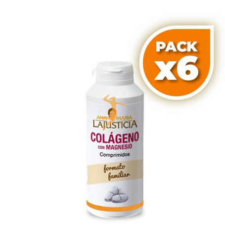 Pack 6x COLÁGENO CON MAGNESIO 450 COMPRIMIDOS ANA MªLAJUSTICIA