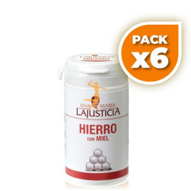 Pack 6x HIERRO MIEL 135Gr. ANA M. LAJUSTICIA
