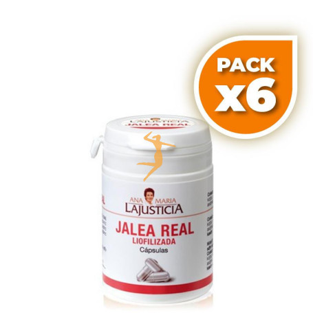 Pack 6x JALEA REAL LIOFILIZADA 60 CÁPSULAS ANA M. LAJUSTICIA