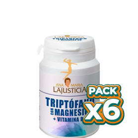 Pack 6x TRIPTÓFANO CON MAGNESIO Y VITAMINA B6 ANA M. LAJUSTICIA
