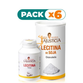 Pack 6x LECITINA DE SOJA 90 PERLAS ANA M. LAJUSTICIA