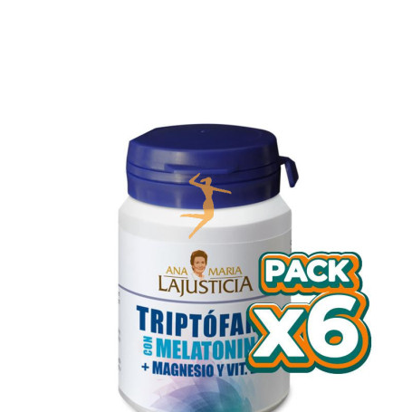 Pack 6x TRIPTÓFANO CON MELATONINA ANA M. LAJUSTICIA